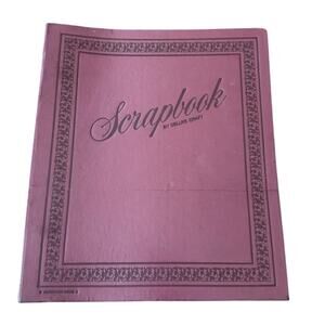 VTG Scrapbook Picture Photograph Album Deluxe Craft Blank Pages USA Made READ